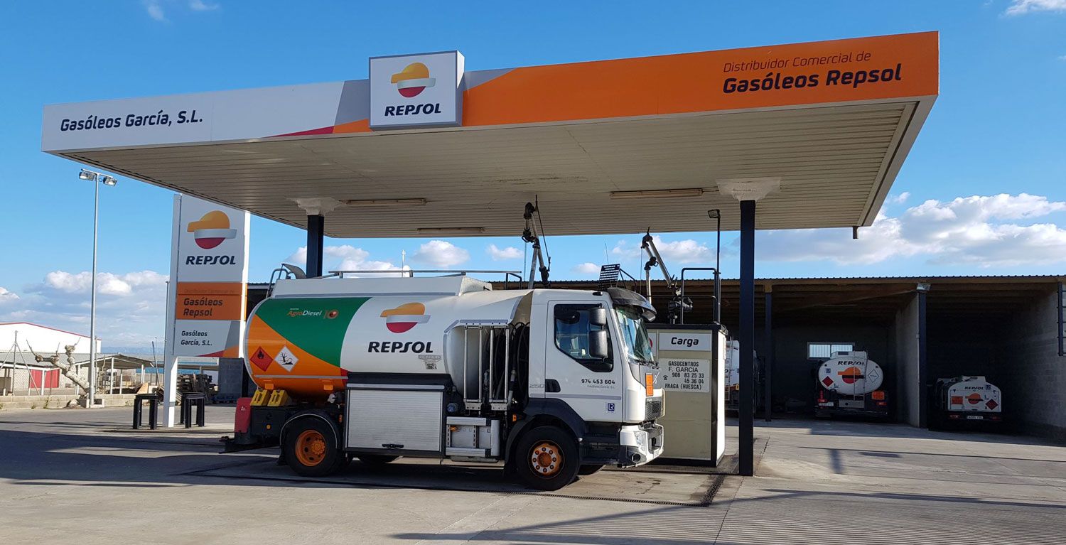 Gasóleos García - flota de camiones de reparto